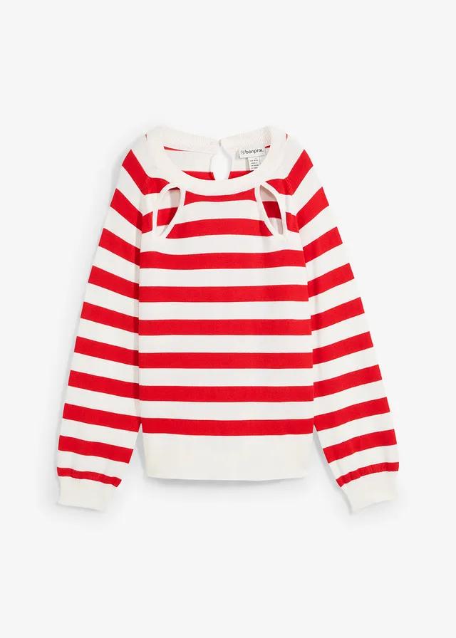 SWETER Z DZIANINY