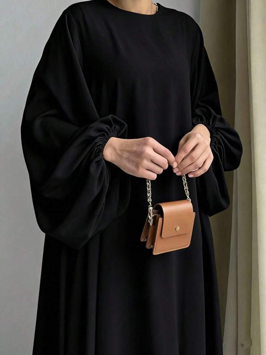 CZARNA MAXI SUKIENKA