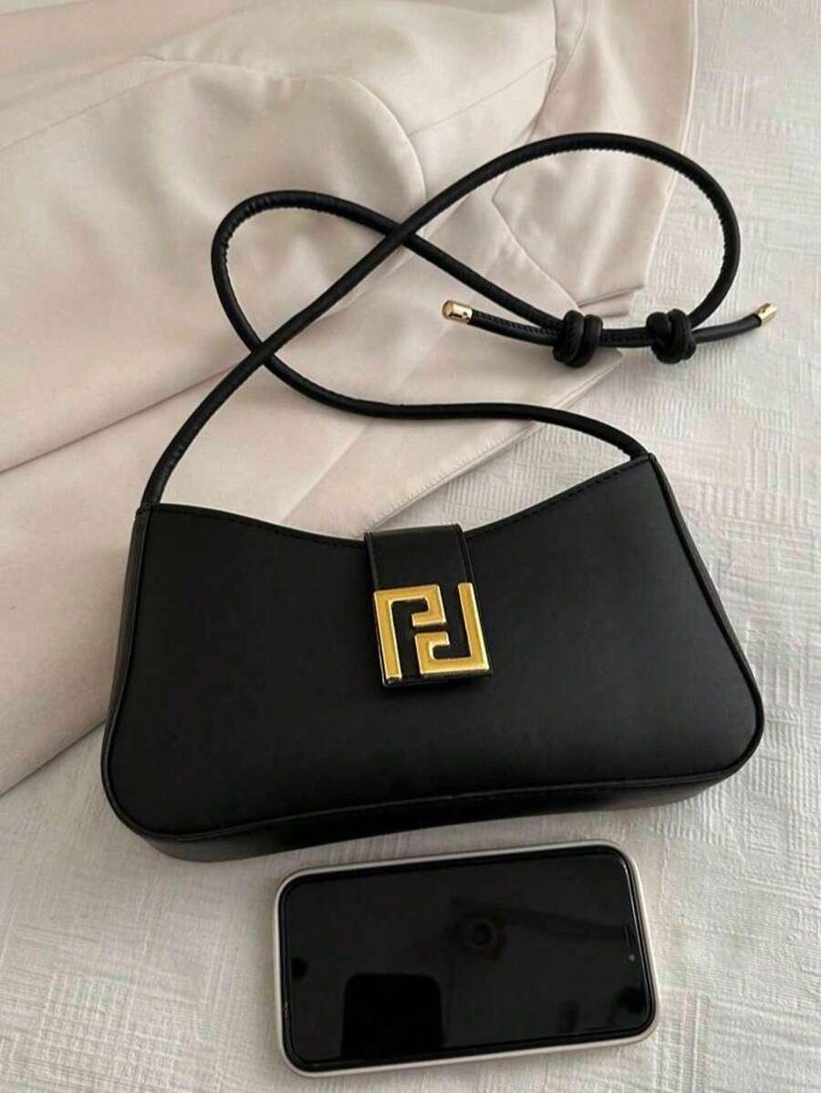 ELEGANCKA MAŁA TOREBKA Z OZDOBNYM DETALEM