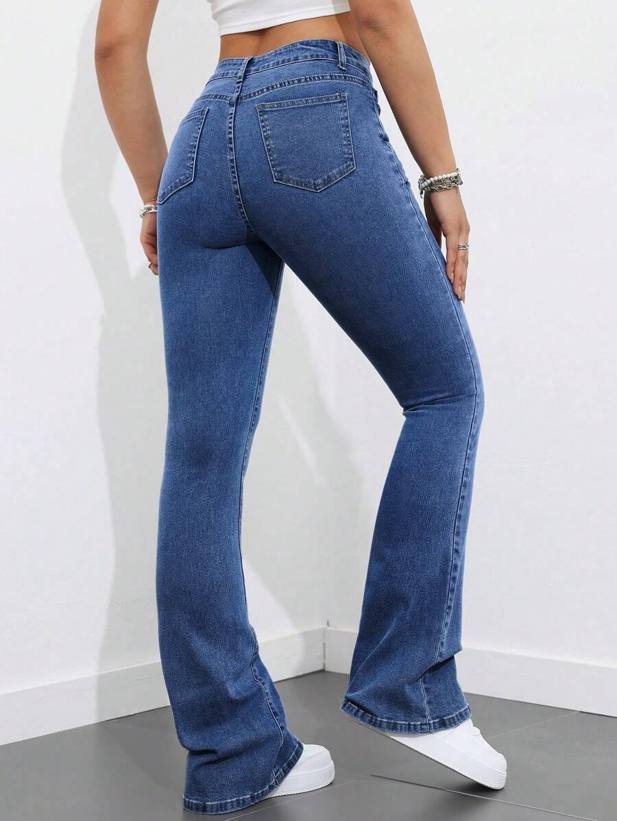 NIEBIESKIE SPODNIE JEANS