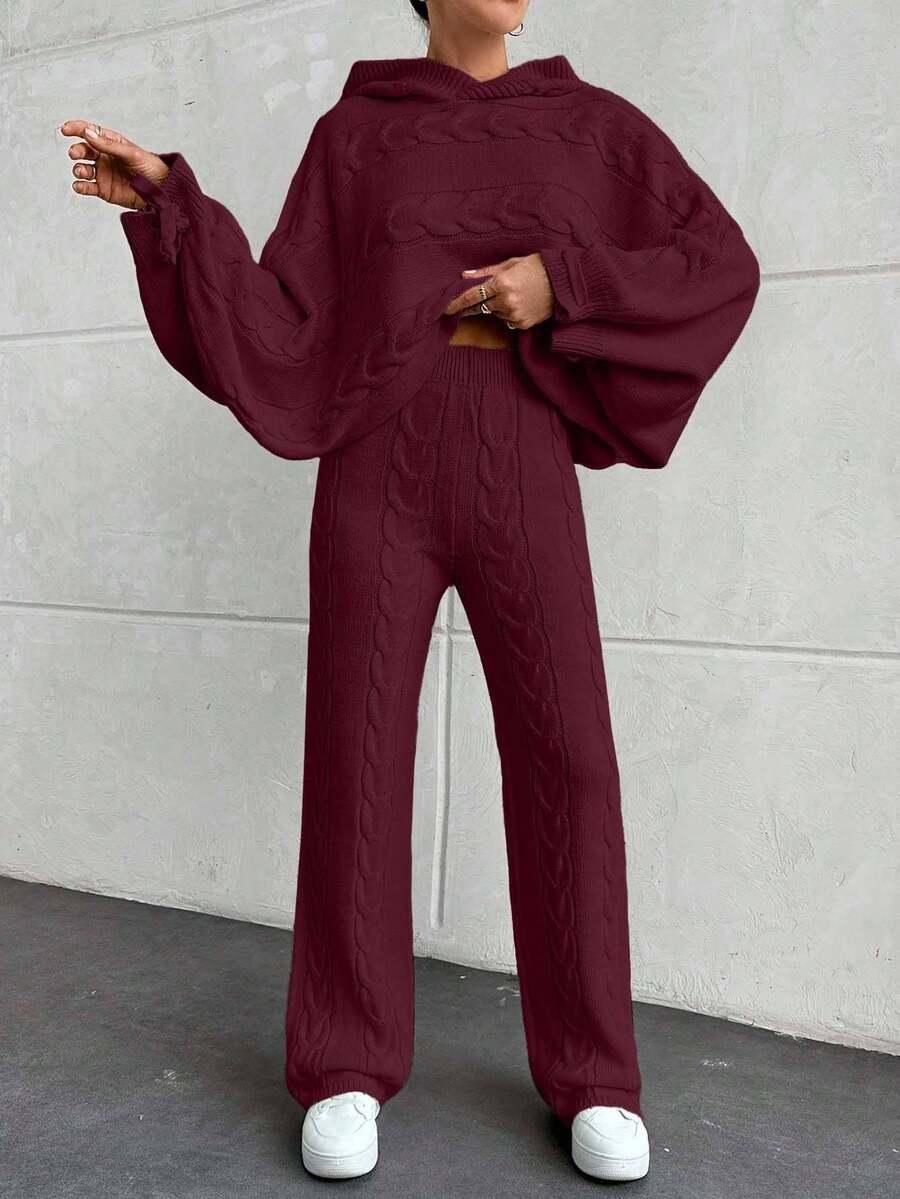 KOMPLET SWETER SPODNIE