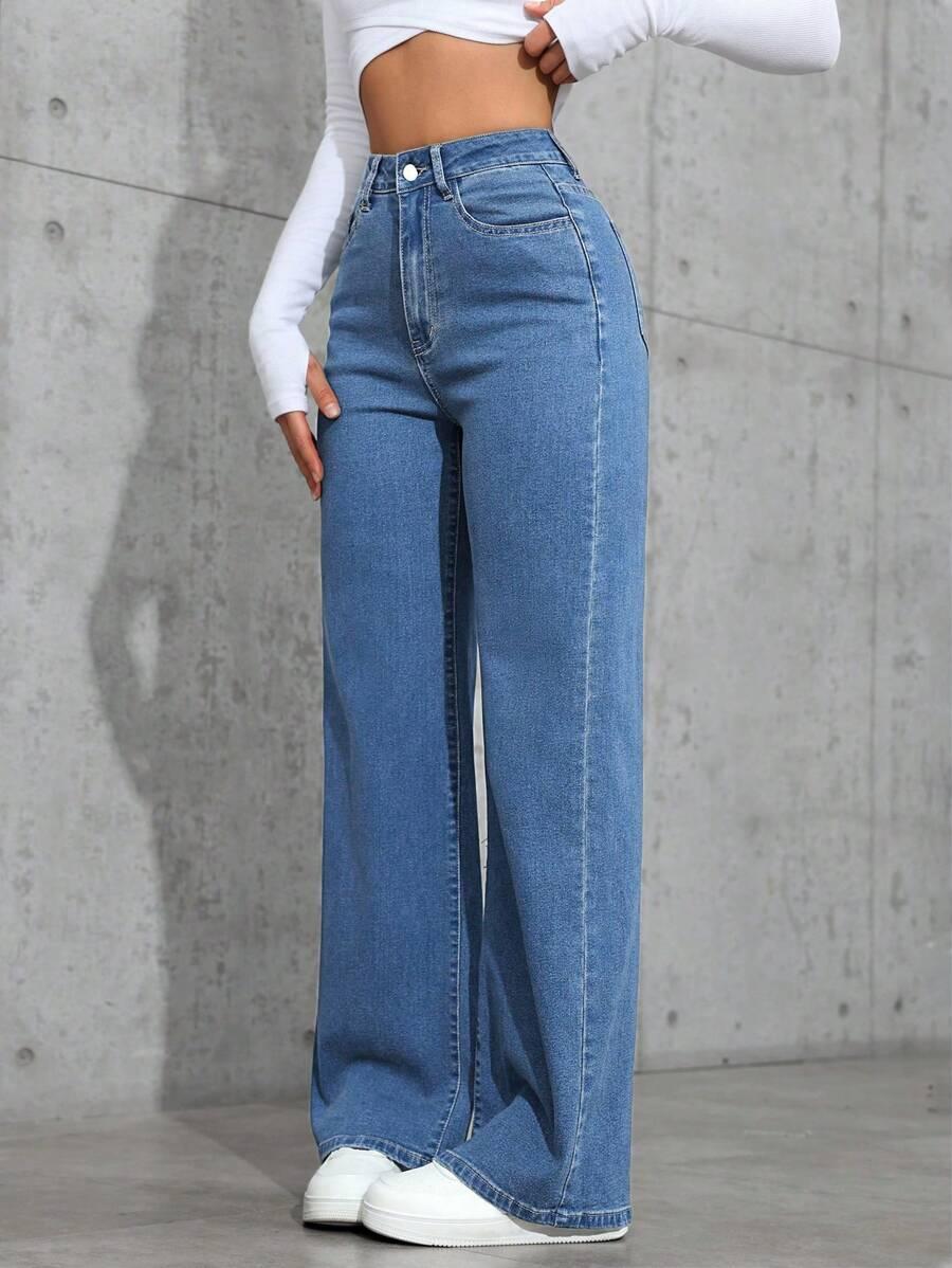 NIEBIESKIE SPODNIE JEANS 