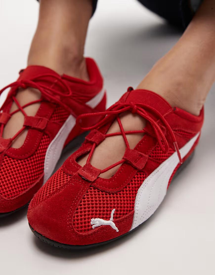 BUTY SPORTOWE SPEEDCAT GO LOGO SKÓRA NATURALNA