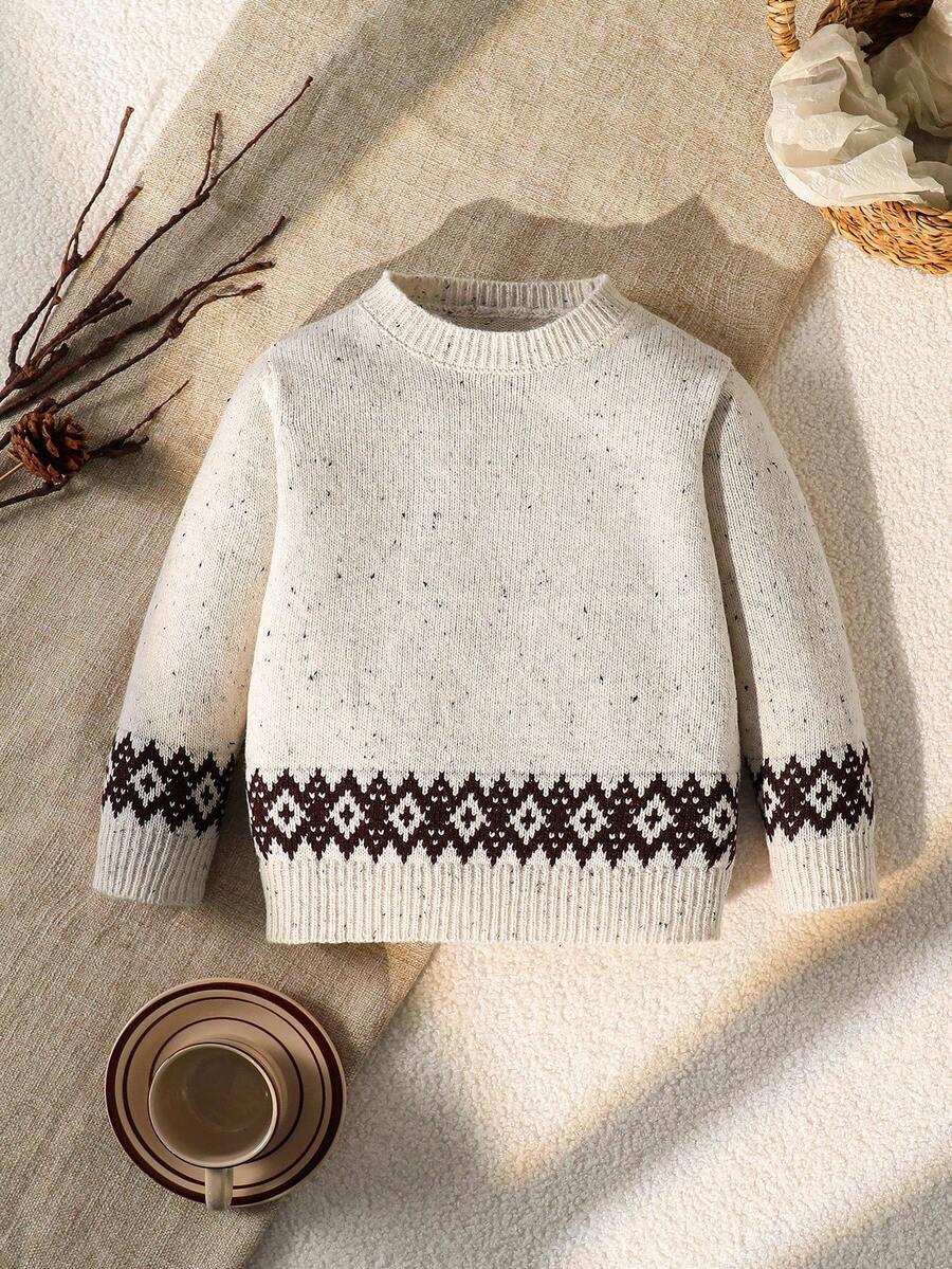 dzianinowy sweter wzór