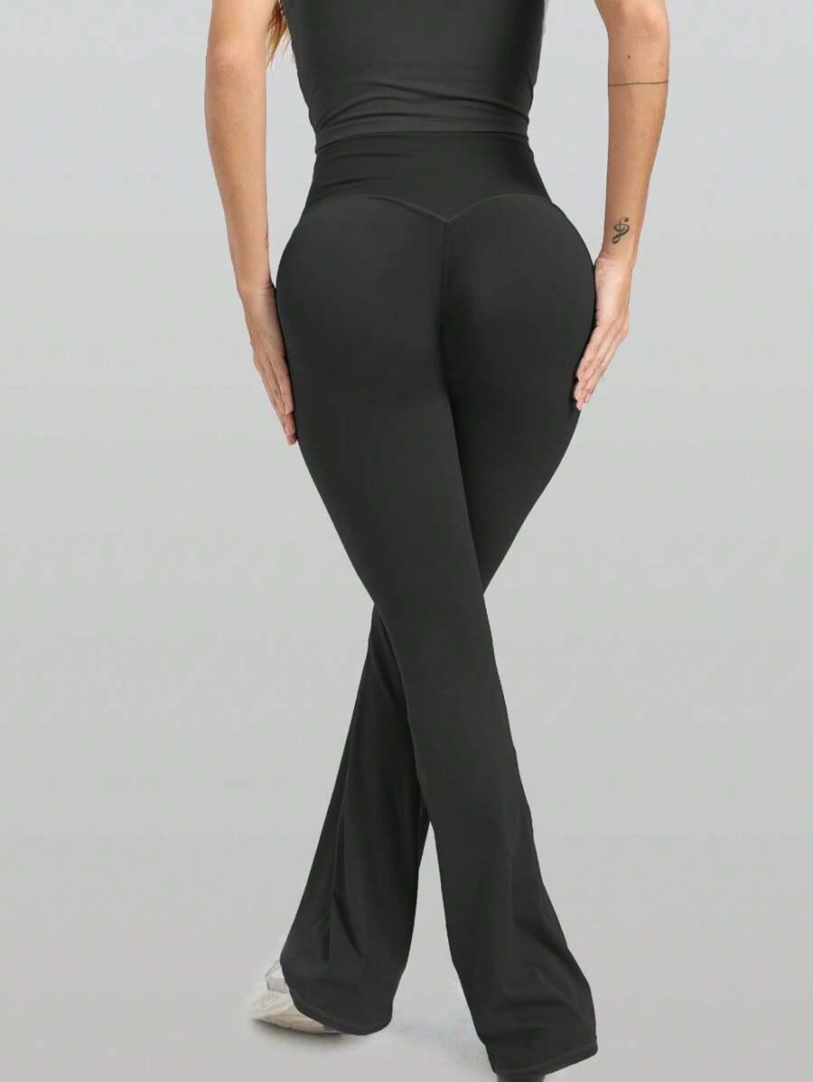 CZARNE LEGGINSY DZWONY 