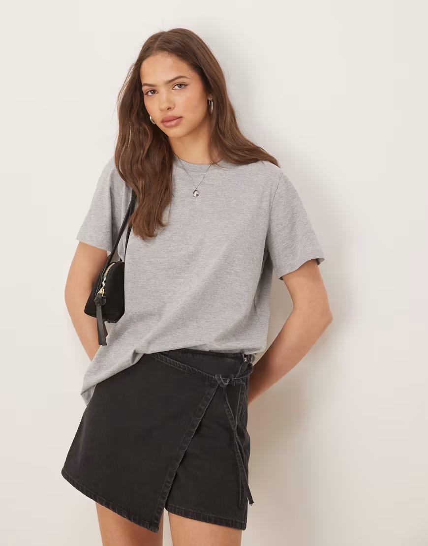 SZARY T-SHIRT BASIC