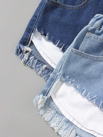 spodenki jeansowe 2 szt