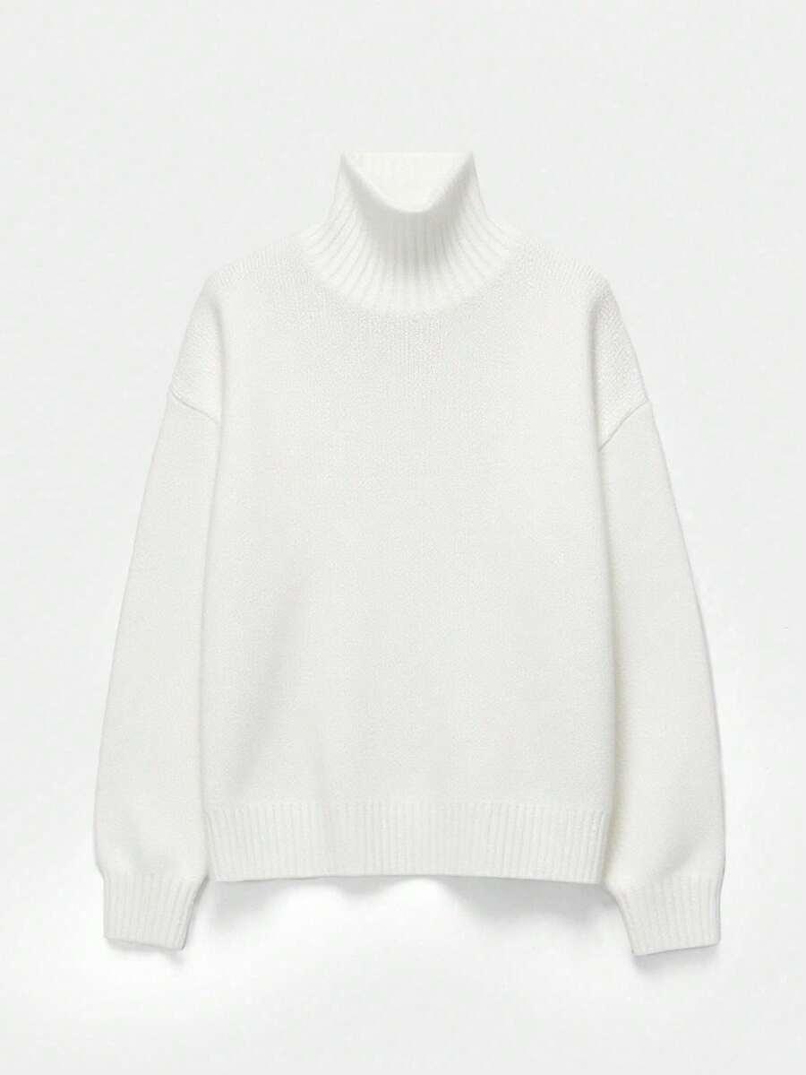 BIAŁY SWETER GOLF 