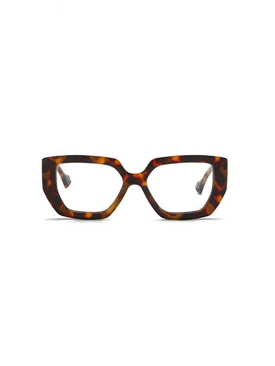 okulary zerówki animal print 