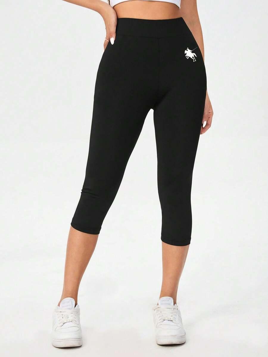 CZARNE LEGGINSY WYSOKI STAN