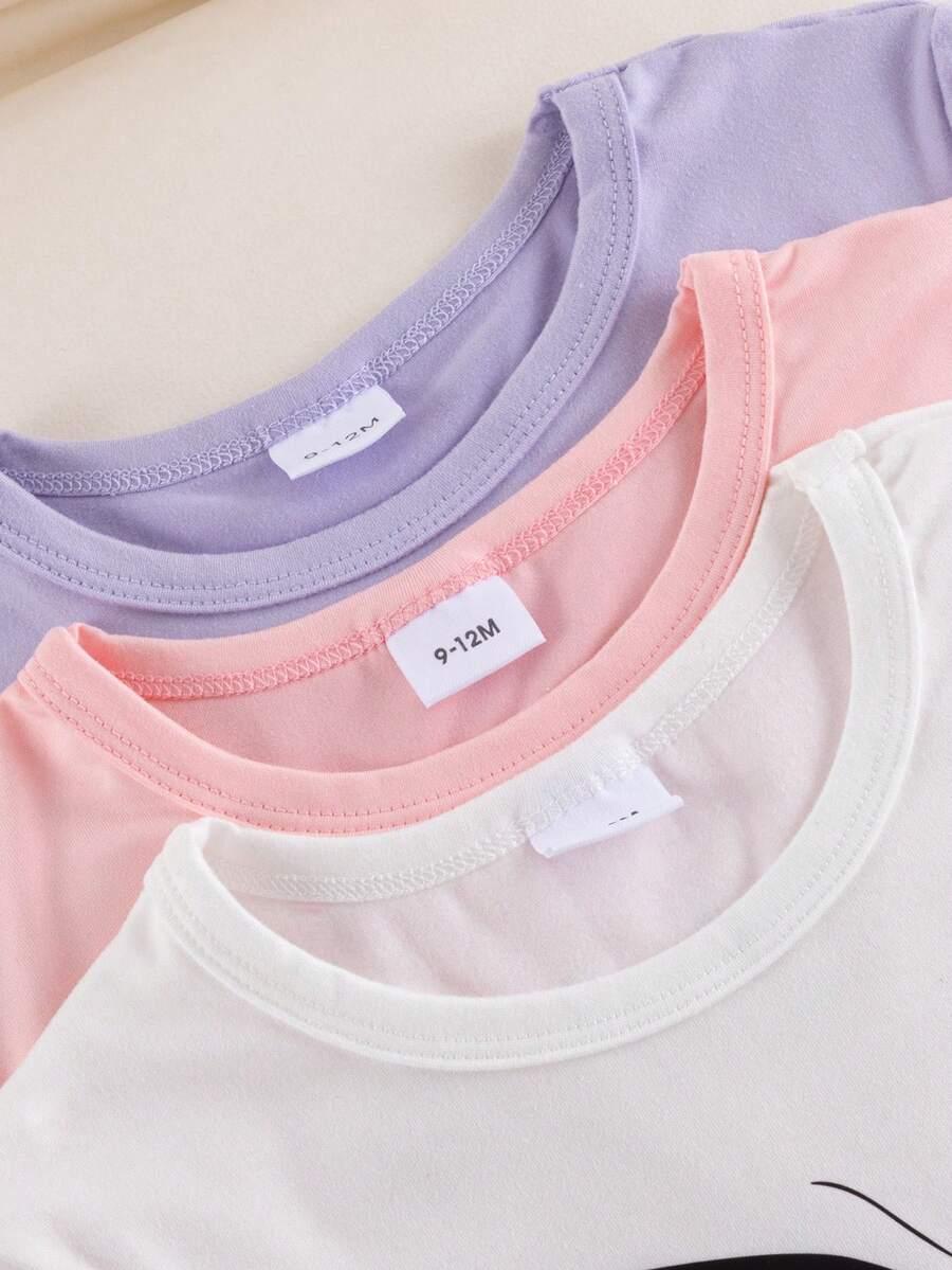 t-shirt nadruk 3-pack