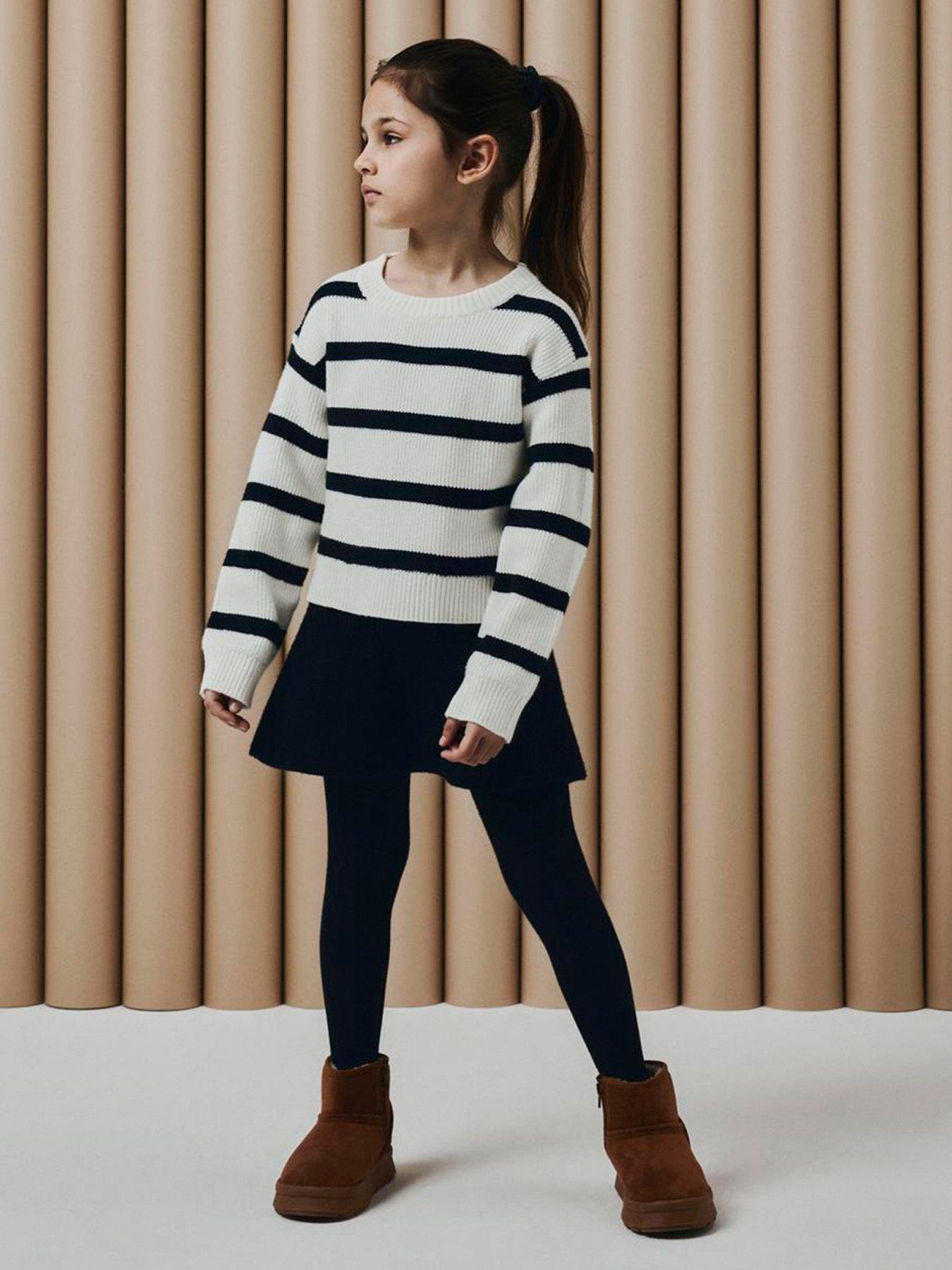 NAME IT DZIEWCZĘCY SWETER W PASKI 6Y