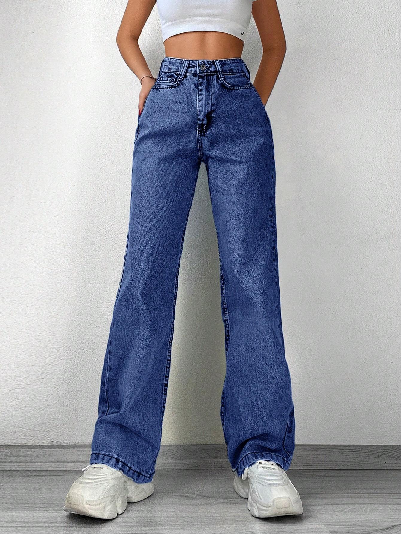 NIEBIESKIE SPODNIE JEANS