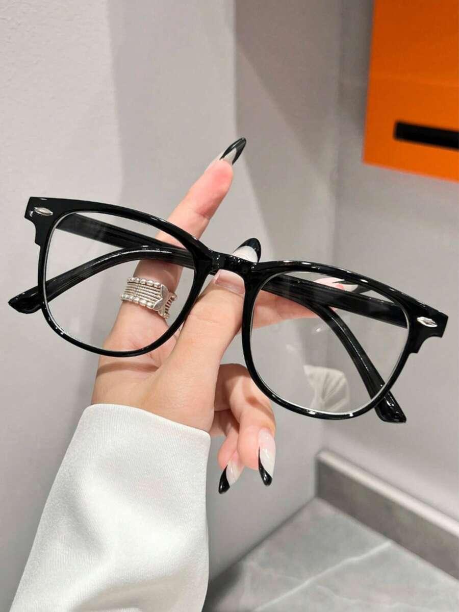 czarne okulary zerówki 