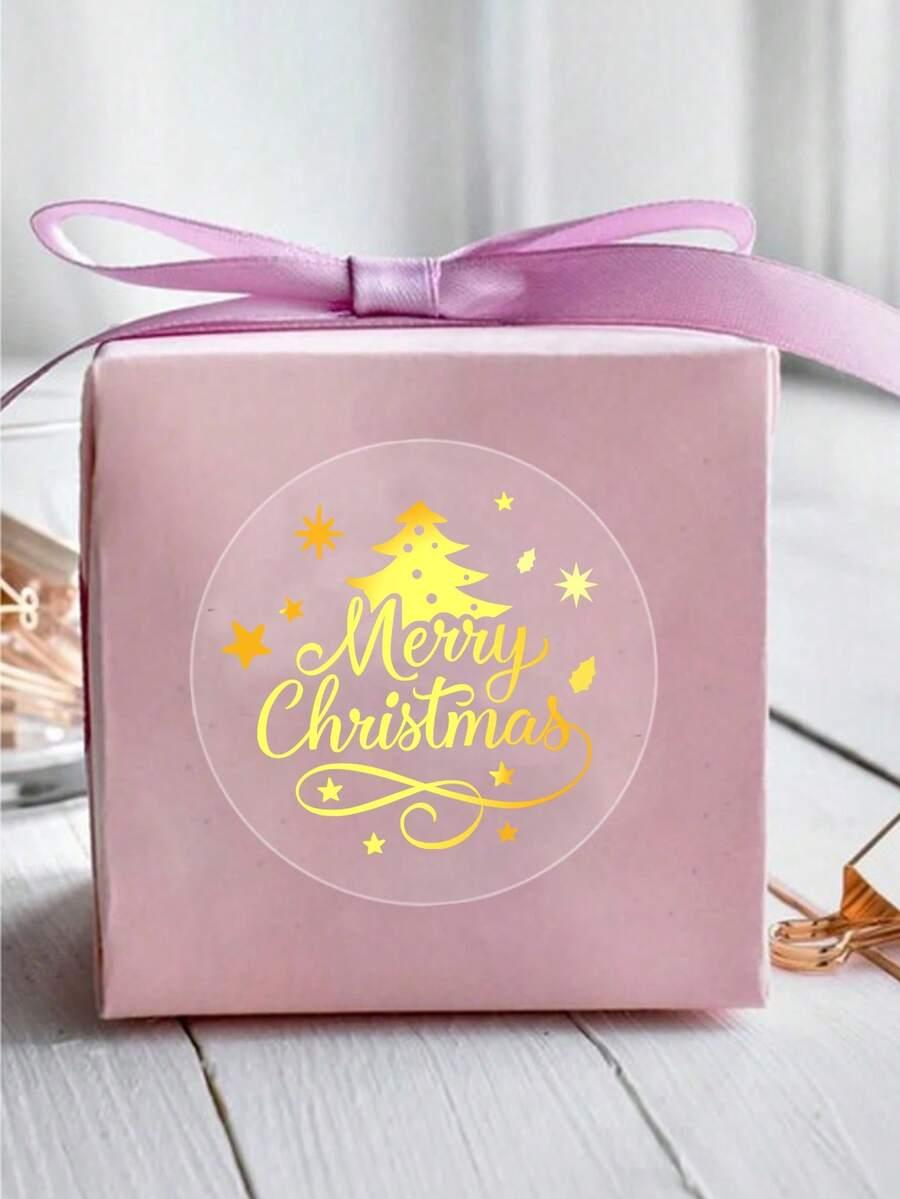naklejki napis merry christmas 10-pack