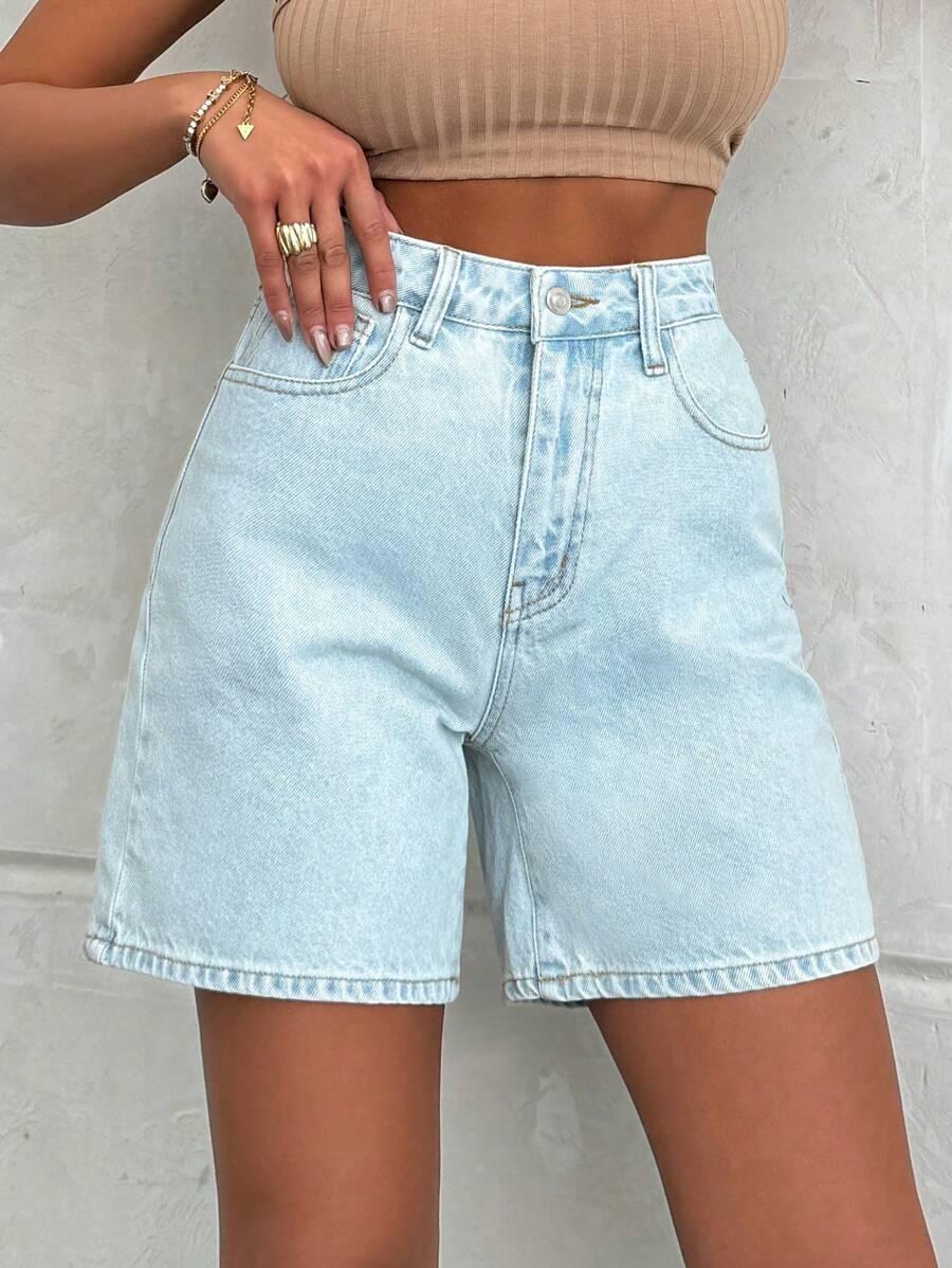 NIEBIESKIE SPODENKI JEANS