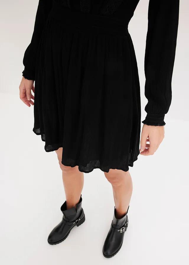 CZARNA MINI SUKIENKA