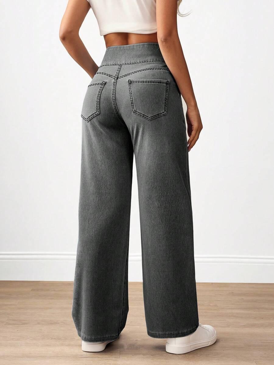 proste spodnie jeans