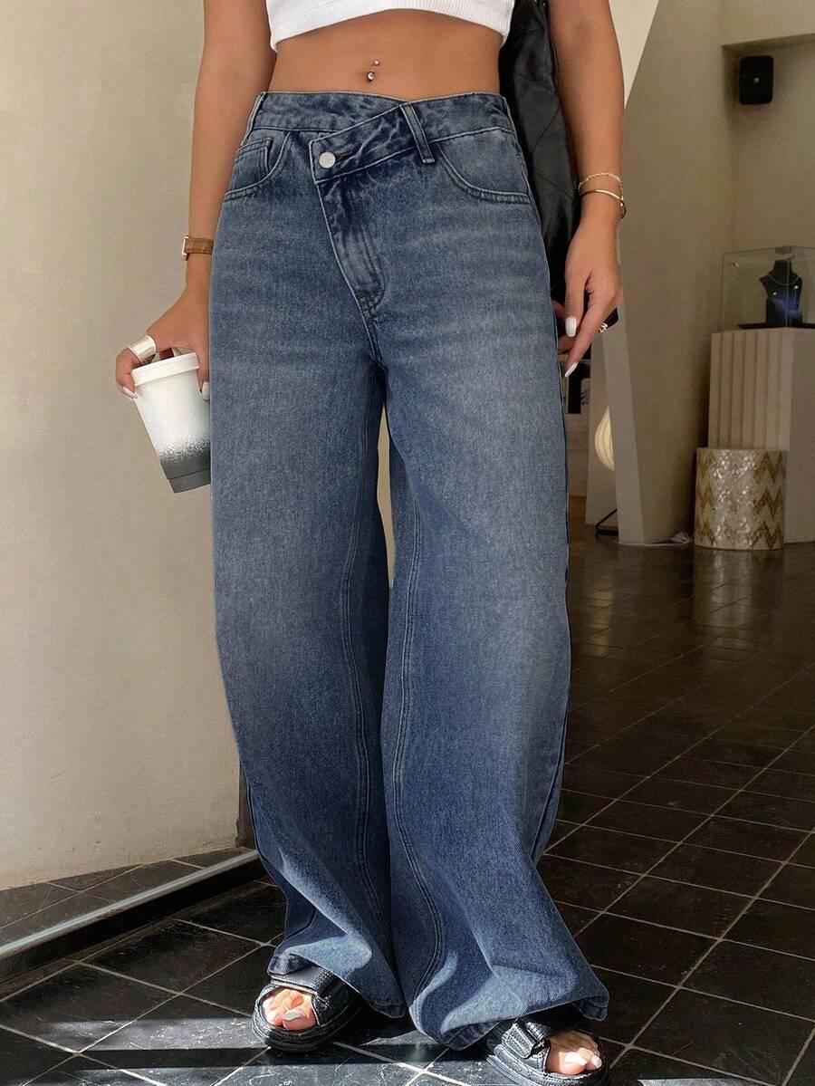 NIEBIESKIE SPODNIE JEANS