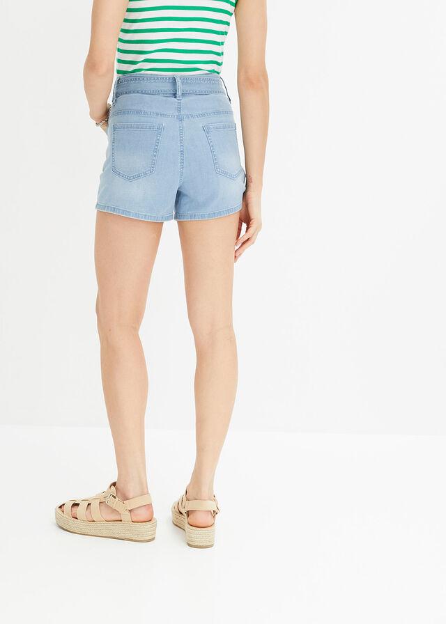 JEANSOWE SPODENKI DAMSKIE BAWEŁNIANE PLUS SIZE
