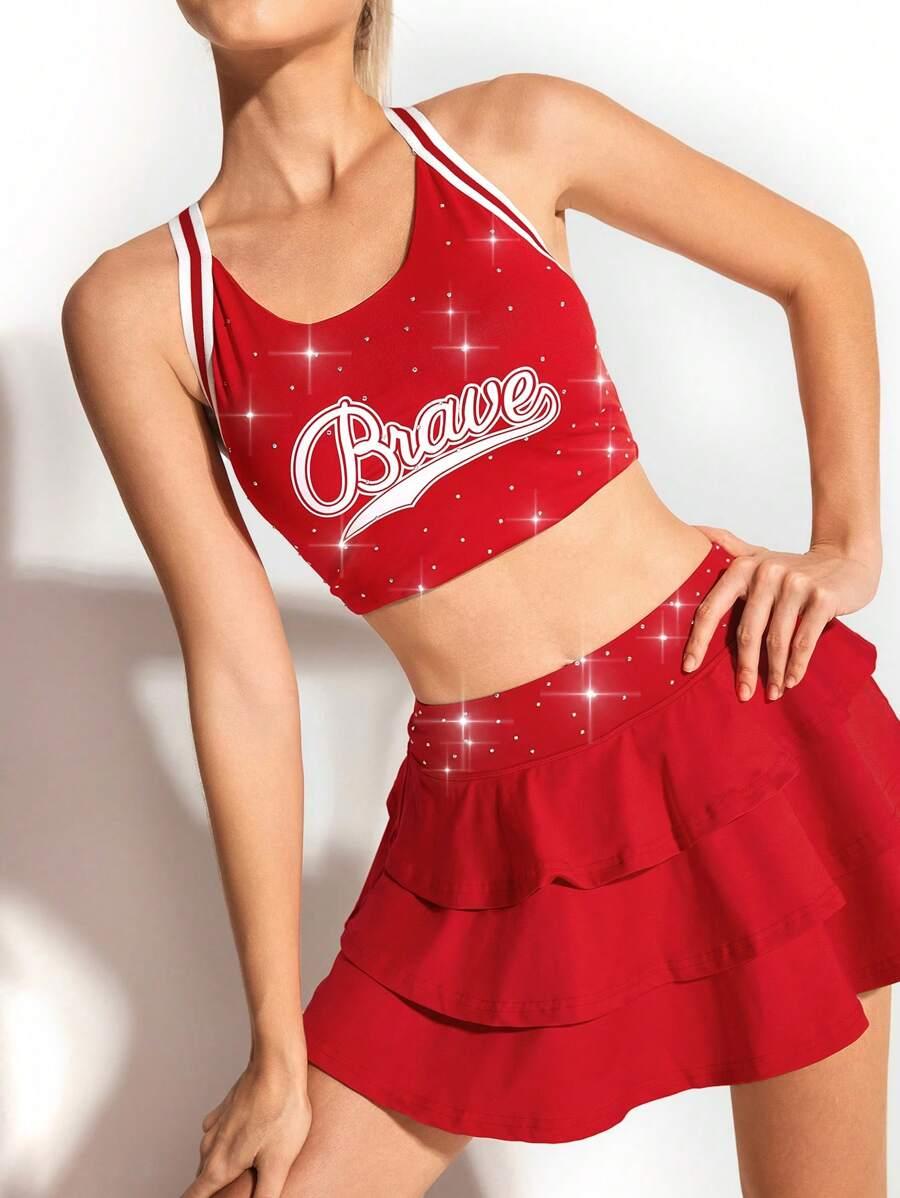 KOMPLETY W STYLU CHEERLEADERKI 