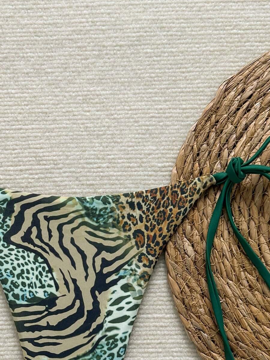 DÓŁ OD BIKINI ANIMAL PRINT