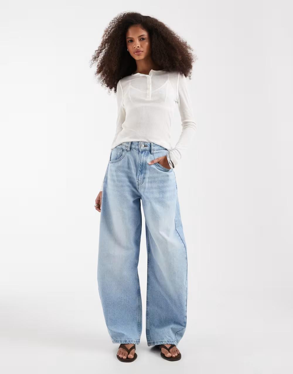 NIEBIESKIE SPODNIE JEANS