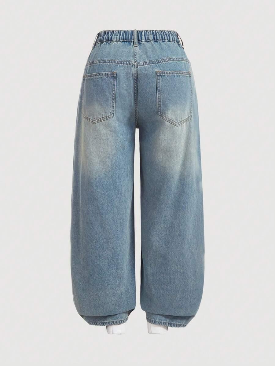 niebieskie spodnie vintage jeans