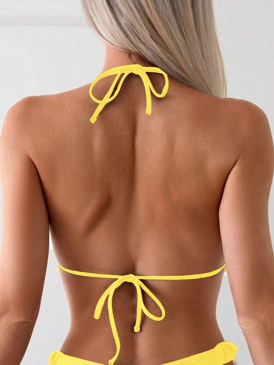 ŻÓŁTA GÓRA OD BIKINI zdobienie