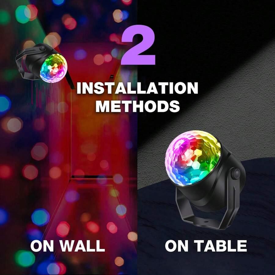 projektor led oświetlenie na imprezę 2-pack