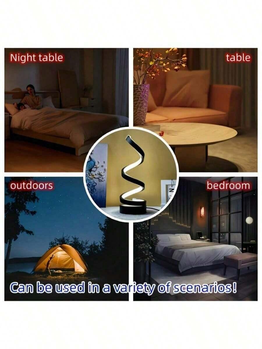 SPIRALNA LAMPKA NOCNA 2-PACK