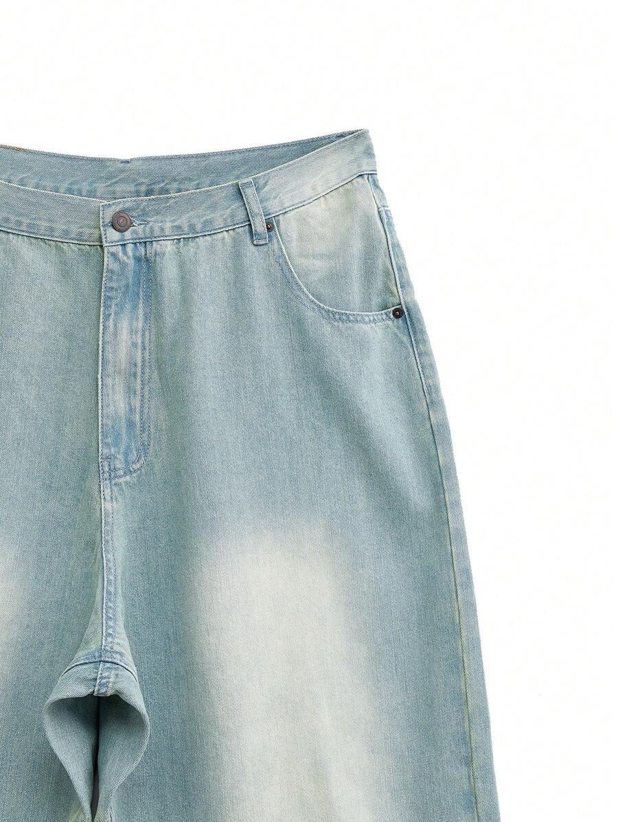 szerokie spodnie jeans