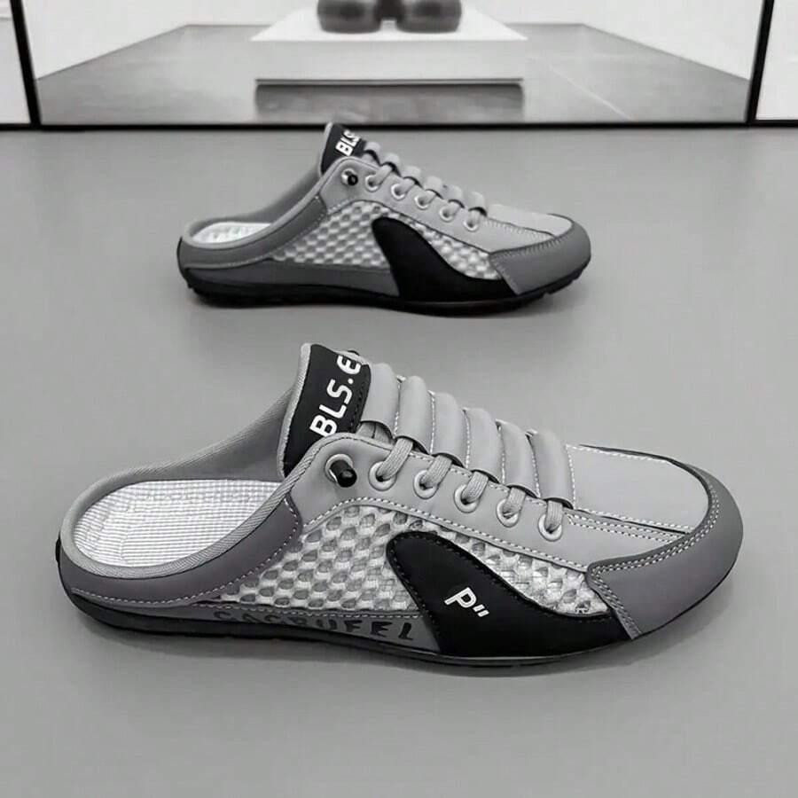 SZARE WSUWANE BUTY