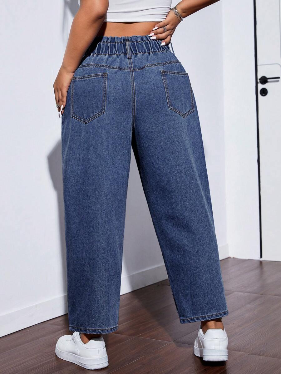 NIEBIESKIE SPODNIE JEANS