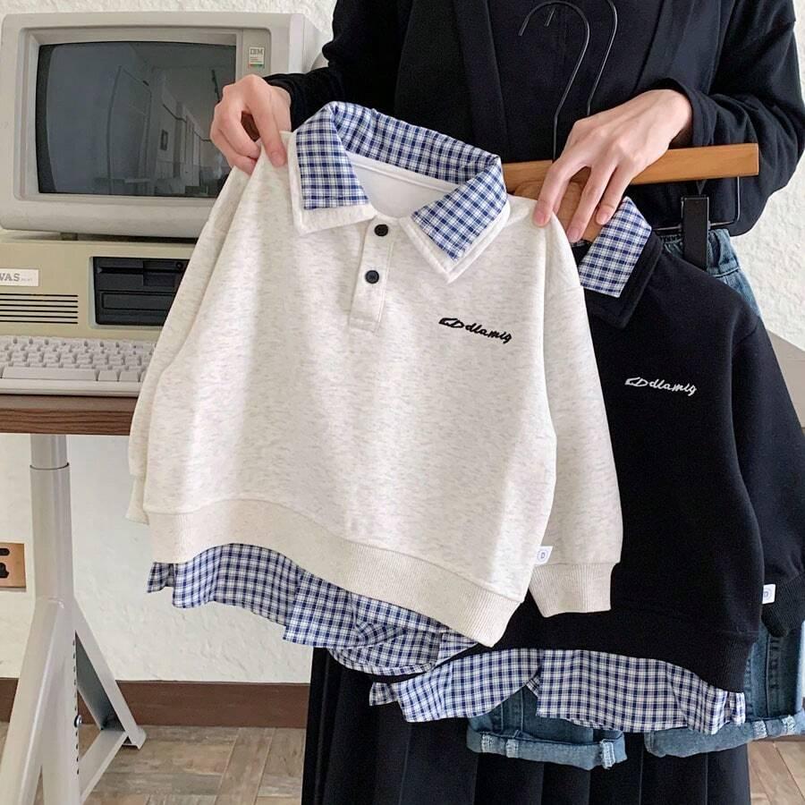 BLUZA 2w1 KOŁNIERZYK CASUAL