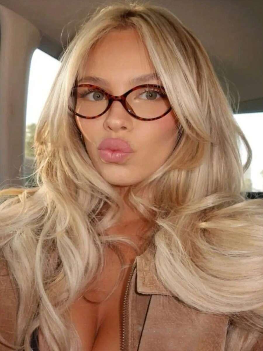 okulary zerówki animal print