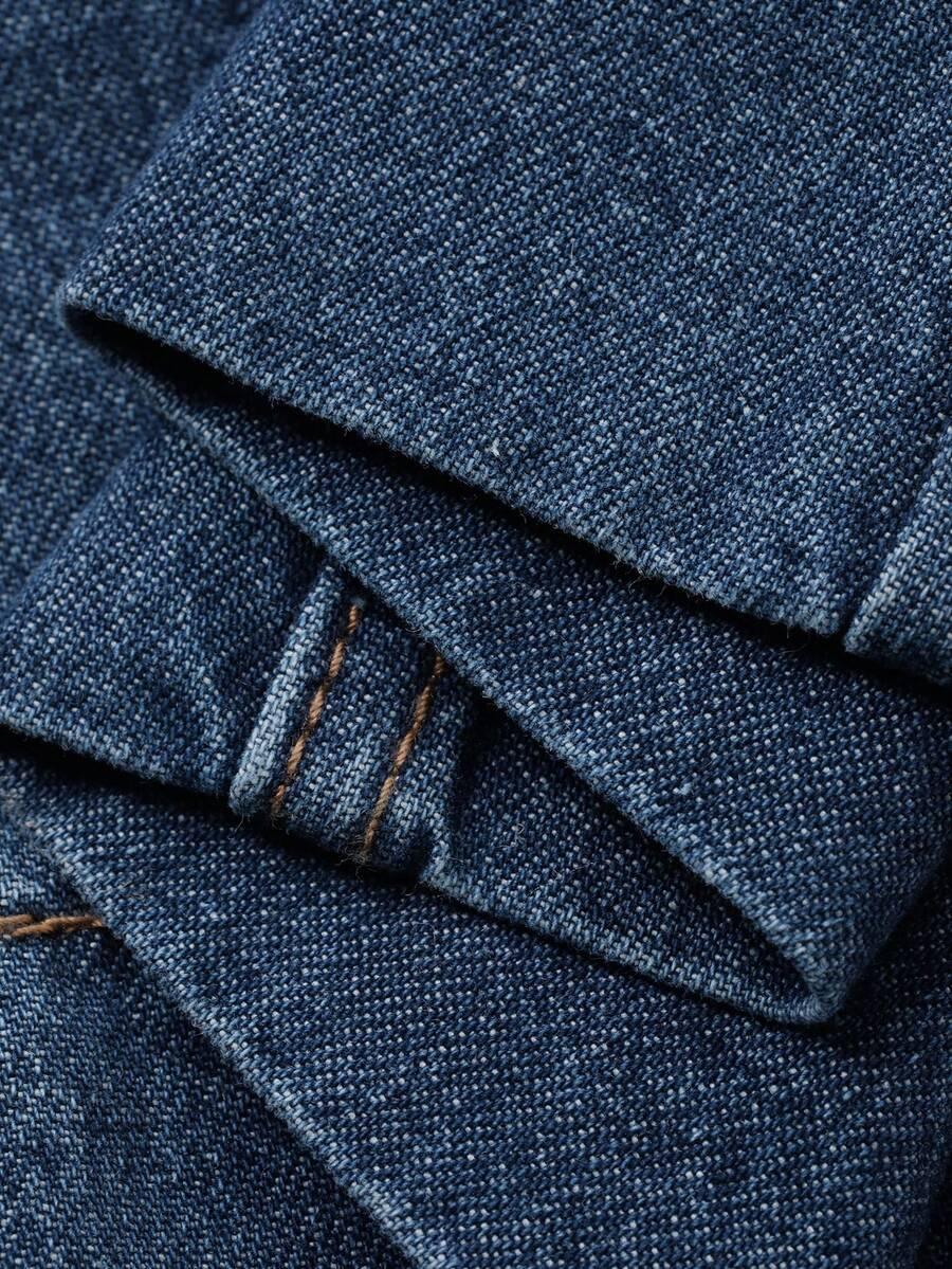 kombinezon bez rękawów jeans
