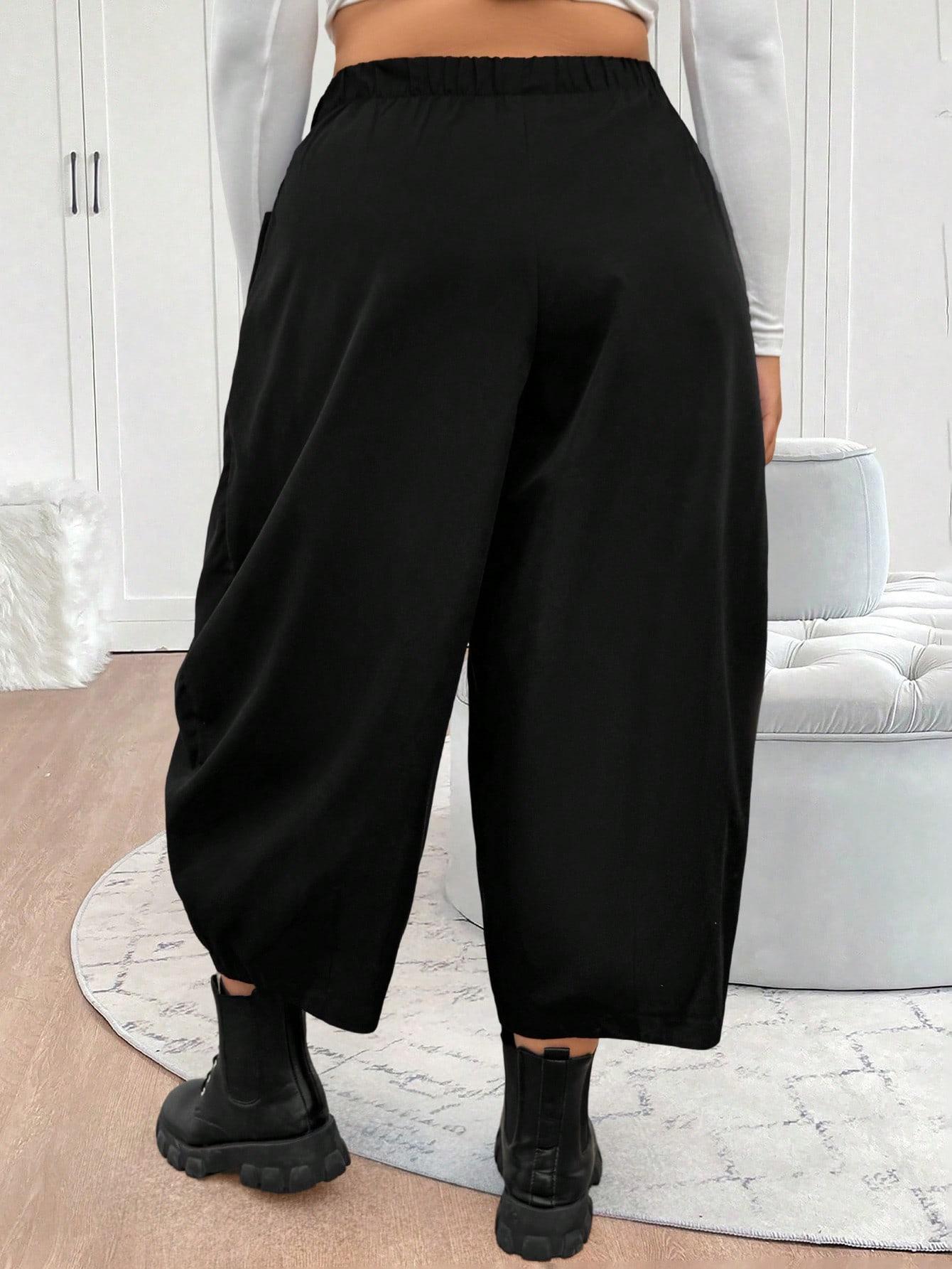 czarne spodnie casual