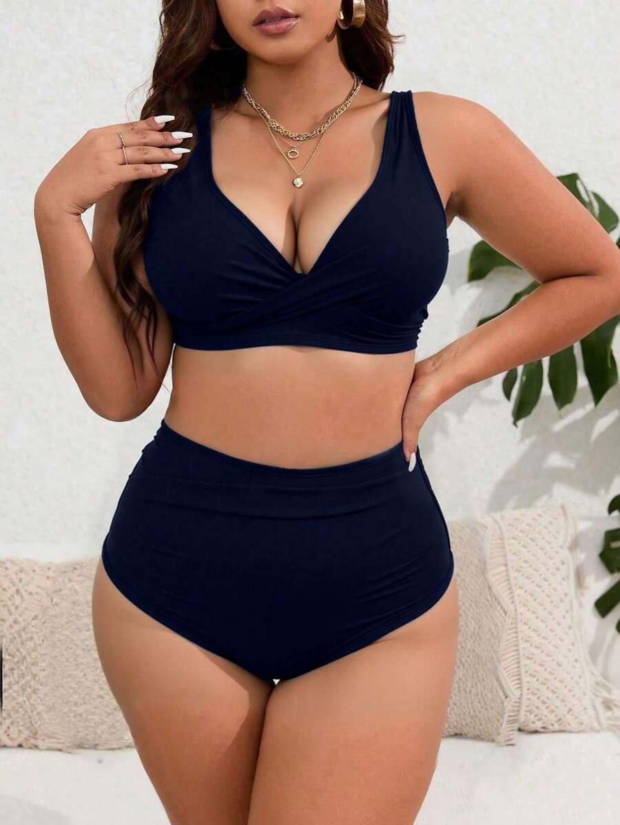 granatowa góra od bikini 