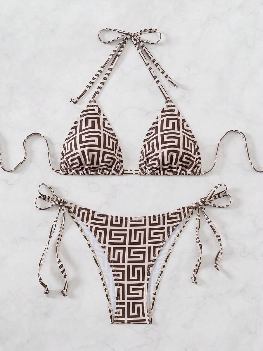 DÓŁ OD BIKINI WIĄZANIE PRINT