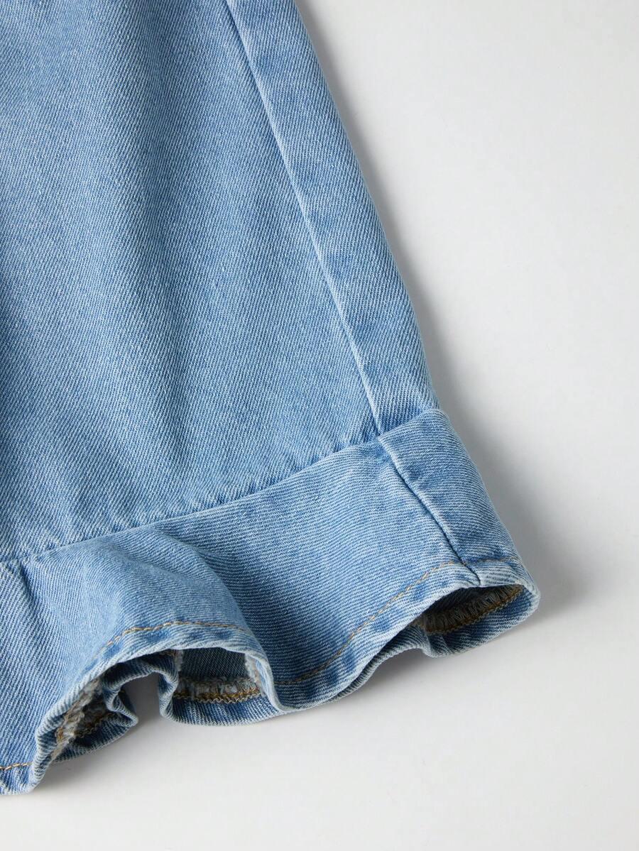 NIEBIESKI KOMBINEZON JEANS