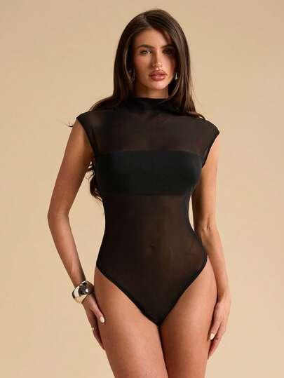 czarne body siateczka