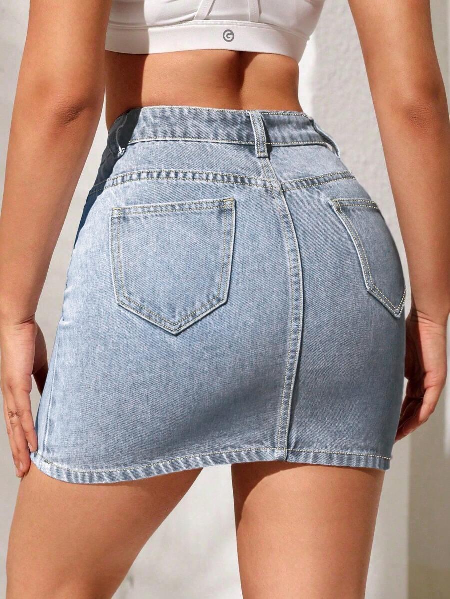 mini spódnica jeans