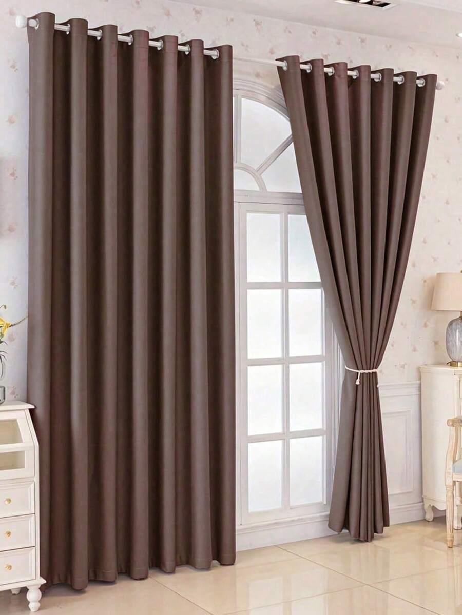 brązowe ZASŁONY 2-PACK