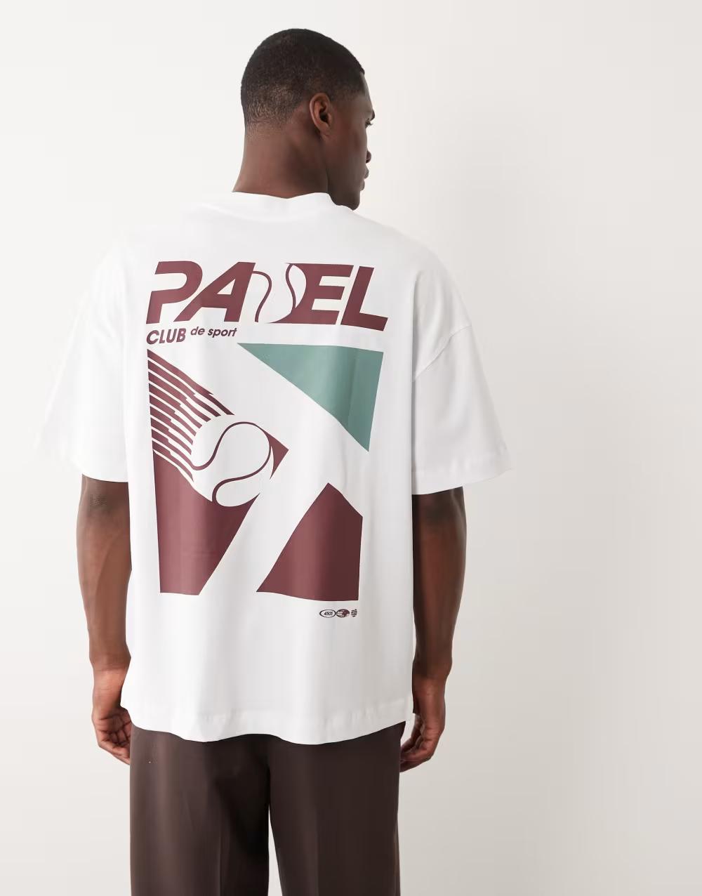 BAWEŁNIANY T-SHIRT OVERSIZE PRINT
