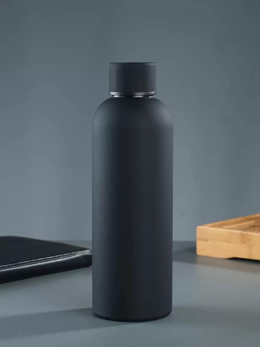 czarna butelka ze stali nierdzewnej 500ml