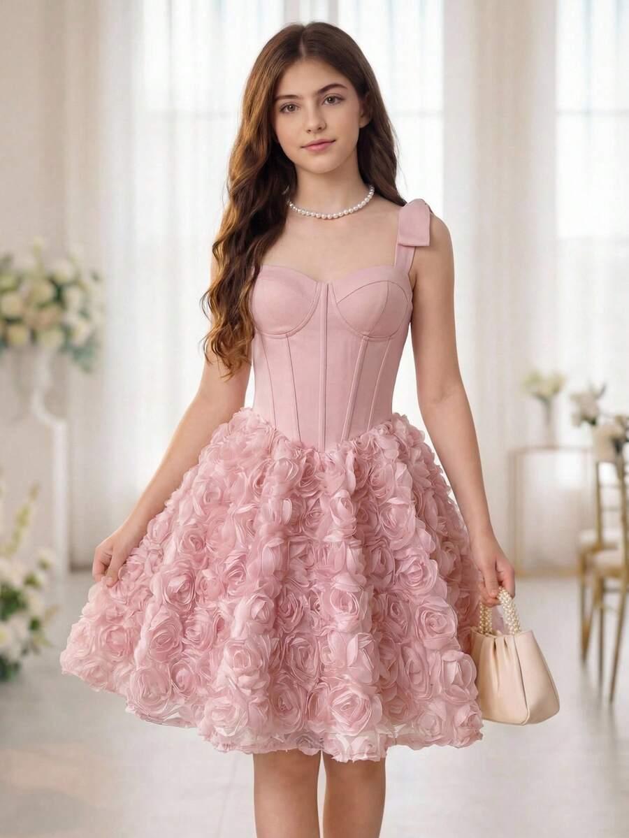 różowa mini sukienka 