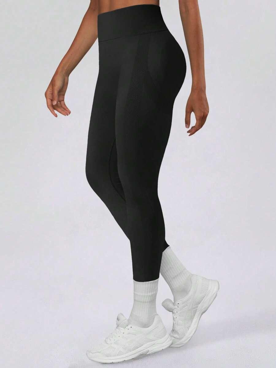 CZARNE LEGGINSY WYSOKI STAN