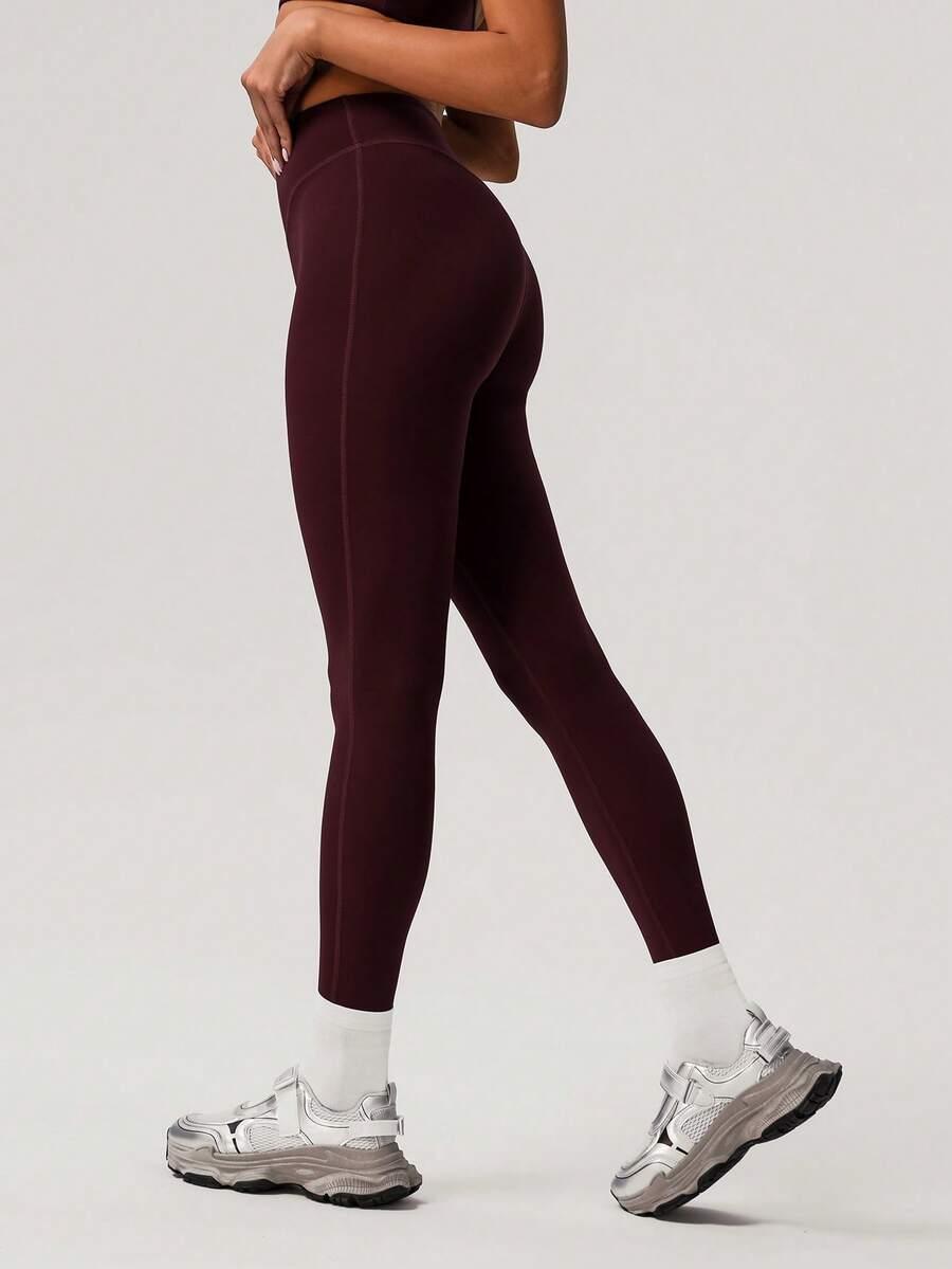 BORDOWE LEGGINSY WYSOKI STAN