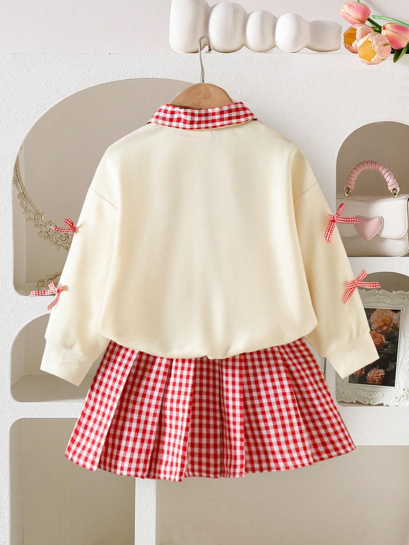BLUZA SPÓDNICA KOMPLET